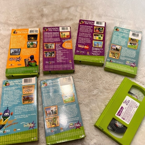 Veggie Tales VHS lot - Picture 2 of 9